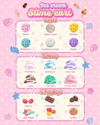 Buffet kem slime tự chọn