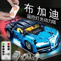 Bugatti Lamborghini Cyberpunk Xe thể thao điều khiển từ xa Tương thích với Khối xây dựng Lego Xe đua lắp ráp giáo dục ch