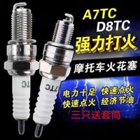 Bugi A7TC / D8TC xe tay ga 100 dầm uốn cong 110 straddle 125 nam 150 vòi phun