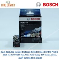 Bugi Chân Ngắn Double Platium BOSCH Fr7Dpp30X | Dành Cho Xe Toyota, Kia, Mazda, Hyundai ..