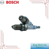 Bugi đánh lửa BOSCH FLR8LDCU+, 2 chấu chân ngắn, điện cực hợp kim Nikel-Yttrium tích hợp lõi đồng, Made in Germany