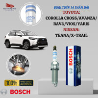BUGI DOUBLE IRIDIUM CHÍNH HÃNG BOSCH, TIẾT KIỆM NHIÊN LIỆU CHO TOYOTA COROLLA CROSS/RAV4/YARIS/VIOS, NISSAN TEANA