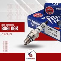 Bugi NGK IRIDIUM - CR6HIX [HÀNG CHÍNH HÃNG] (dòng cao cấp - chân ngắn) cho xe DREAM, DREAM II, WAVE 100