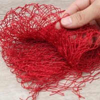 Búi lưới rửa bát dài màu đỏ