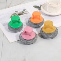 Búi sắt cọ xoong nồi có tay cầm tiện lợi