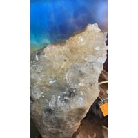 Bụi stone thạch anh tinh thể Lemurian tóc đen Tourmaline AAA tán sắc năng lượng vũ trụ 594