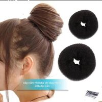 búi tóc donutcombo 2 búi donut và kẹp chữ u