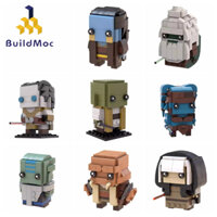 Buildmoc star wars figure Model Kevmo Zink, Oppo Rancisis, Aayla Secura Brickheadz Khối xây dựng Đồ chơi giáo dục DIY MOC Set Quà tặng Đồ chơi cho trẻ em MOC-154802