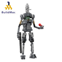 Buildmoc Star Wars Series Model Mandalorian IG-12 robot điều khiển Khối xây dựng Đồ chơi giáo dục trẻ em Quà tặng cho người lớn 242 CÁI Gạch Khối xây dựng MOC