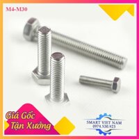 Bulong inox M12,chiều dài từ 70,Combo 10 chiếc