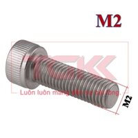 Bulong LGC (Lục giác chìm) đầu trụ inox 304 M2.0 (3mm-20mm) (Túi 100)