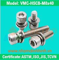 Bulong lục giác đầu trụ M8x40