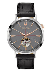 Bulova Automatic 21 Jewels 98A187 dây da - Smile Watch