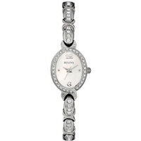 Bulova CRYSTAL 96L199 Swarovski Ladies Watch 17mm