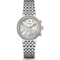 Bulova Diamond Chronograph Watch 30mm