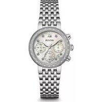 Bulova Diamond Chronograph Watch 30mm