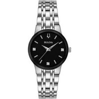 Bulova Diamonds Silver Modern Watch 30mm