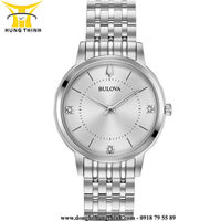 BULOVA NỮ DÂY KIM LOẠI 2 KIM 96P183