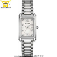 BULOVA NỮ DÂY KIM LOẠI 3 KIM 96P157