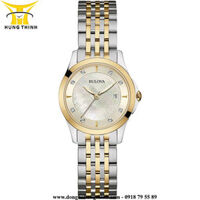 BULOVA NỮ DÂY KIM LOẠI 3 KIM 98S148