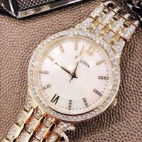 Bulova Quartz 98L234 Crystal Mother Of Pearl Watch ( Nữ )