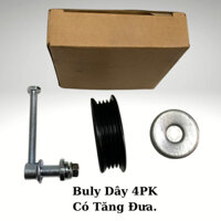 Buly ( Puly) Có Tăng Đưa 4 Rãnh Bắt Cho Dây 4PK Dẫn Động Cho Xe Ô tô Tải, Du Lịch,...Hàng Bằng Thép Loại Xịn