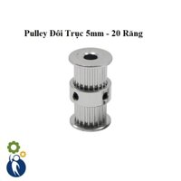 Buly, Puly, Pulley Đôi Trục 5mm- 20 Răng