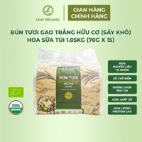 Bún tươi gạo trắng hữu cơ (sấy khô) Hoa Sữa túi 1.05kg (70g x 15)