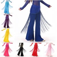 Bụng Khiêu Vũ Thắt Lưng Khăn Tua Rua Thắt Lưng Dây Xích Ấn Độ Khiêu Vũ Hông Khăn Nổi Bật Tua Rua Thắt Lưng