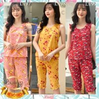 [Bunnysky] ĐỒ BỘ NỮ MẶC NHÀ, QUẦN ÁO BỘ NỮ MẶC Ở NHÀ MẪU LỬNG LỤA GIẤY SIÊU DỄ THƯƠNG