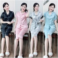 [BunnySky]QUẦN ÁO MẶC NHÀ TAY CỘC QUẦN LỬNG CHẤT LIỆU LỤA MỀM MÁT, HỌA TIẾT XINH FOM DÁNG ĐẸP lướt để chọn mẫu ưng ý
