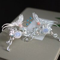 [Bướm mặt trăng cong] Kẹp tóc bướm phong cách cổ xưa Hanfu chính hãng Fox Demon Little Matchmaker Cùng trang trí tóc và phụ kiện đa năng