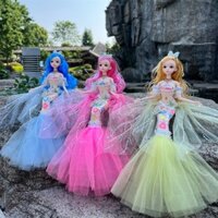 Bướm Màu Nàng Tiên Cá Búp Bê Bé Gái Đồ Chơi Công Chúa Búp Bê handmade Nhà Chơi Quà Tặng Trẻ Em