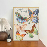 Bướm / vẻ ngoài cao / Tranh sơn dầu kỹ thuật số / Làm đầy tự làm / Tô màu / Vẽ tay / Acrylic / Tranh sơn dầu / Tranh trang trí / Tranh treo