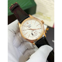 [Buôn Sỉ] Đồng Hồ Nam RoLex cellini Sapphire RA91A Case 42mm Cạnh Băm Kim rốn 6h DÂY DA Máy cơ Automatic Nhật