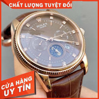 [Buôn Sỉ] Đồng Hồ Nam RoLex Sapphire 6 kim RA55 Case 42mm Cạnh Băm Máy cơ Automatic Nhật