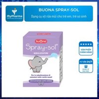 Buona Spray-sol – Bộ dụng cụ xịt rửa mũi tai voi đơn giản, chuyên dụng cho trẻ em, trẻ sơ sinh