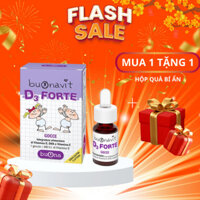 Buonavit D3 Forte - Bổ Sung D3 Và DHA Phát Triển Chiều Cao Và Trí Não, Có Đầu Nhỏ Giọt - Lọ 12ml