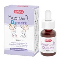 Buonavit D3 Forte Buona 12ml - Bổ sung Vitamin D cho trẻ