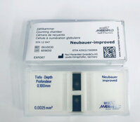 Buồng đếm Neubauer tráng bạc
