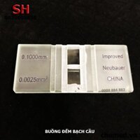 Buồng đếm tế bào, hồng cầu, bạch cầu....không tráng bạc dùng trong y tế, xét nghiệm
