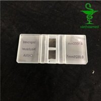 Buồng đếm tế bào, hồng cầu, bạch cầu....không tráng bạc dùng trong y tế, xét nghiệm.