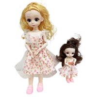 Búp bê 2 chị em tóc vàng dễ thương CY598257 C402