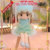 Búp Bê [ 45cm ]Cô Dâu Xinh Đẹp Váy Xanh