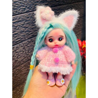 Búp Bê 5 inch Trang Điểm Làm Tóc Dễ Thương Kèm Kẹp Tóc - Đồ Chơi Mô Phỏng Sáng Tạo Sinh Động - Toy