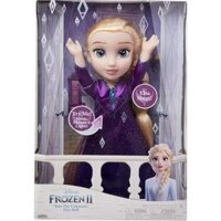 Búp bê âm nhạc Disney Frozen 2 Elsa Hát thành những điều chưa biết - Tính năng 14 cụm từ phim - Dress Lights Up