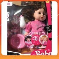 Búp bê Baby Bình sữa có nhạc