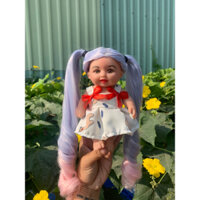 búp bê baby doll 7in. búp bê tái sinh 8in đã làm tóc.