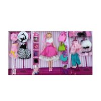 BÚP BÊ BABY TÓC VÀNG VÀ TỦ QUẦN ÁO THỜI TRANG 2218/ L0465