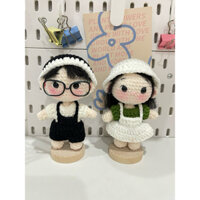 Búp bê bằng len handmade, doll len, búp bê làm theo yêu cầu